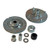 SPC Performance 72040 Caster / Camber Plates - Strut - Independent Caster / Camber Adjustment - Aluminum - Clear Anodize - Ford Mustang 1994-2004 - Kit