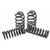 SPC Performance 94391 Suspension Spring Kit - 1 in Lowering - 4 Coil Springs - Black Paint - GM A-Body 1964-67 - Kit