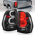 ANZO 311371 ANZO 2002-2009 Chevrolet Trailblazer LED Tail Lights w/ Light Bar Black Housing Clear Lens