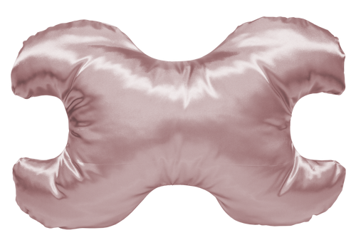 Irregular - Le Grand Pillow in Satin Dusty Rose