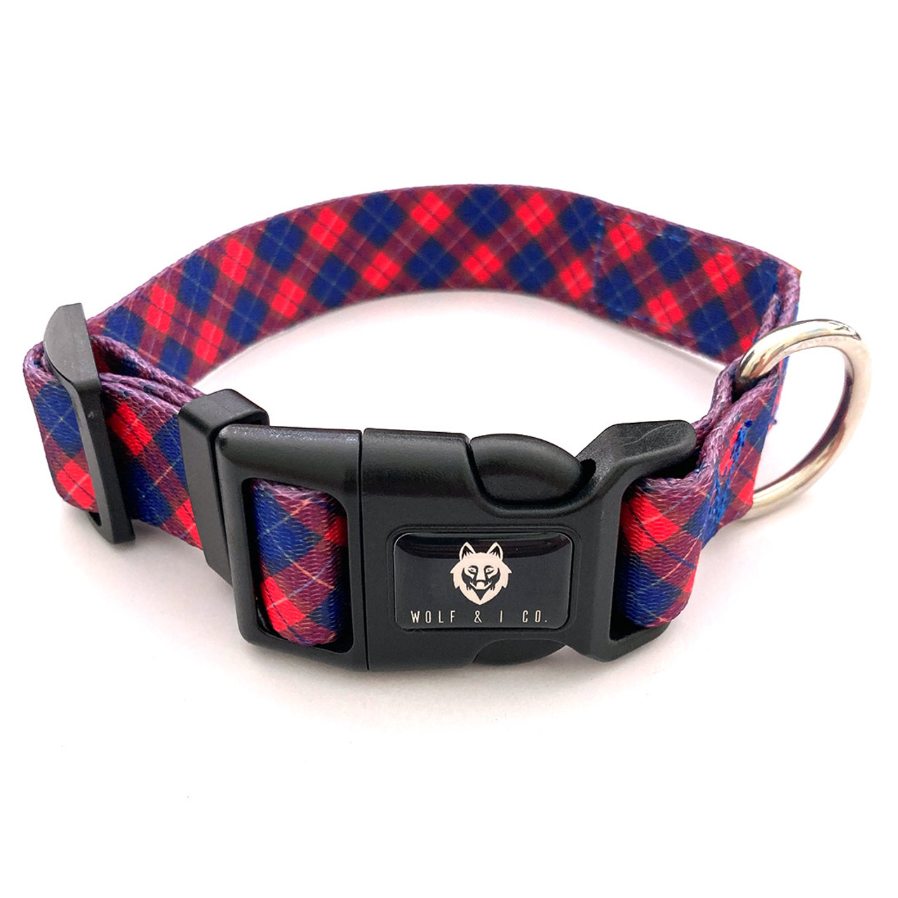 Wholesale Adjustable Nylon Pet Dog Collar with Leash Harness, Classic  Scottish Beige Plaid Pattern Designed From m.