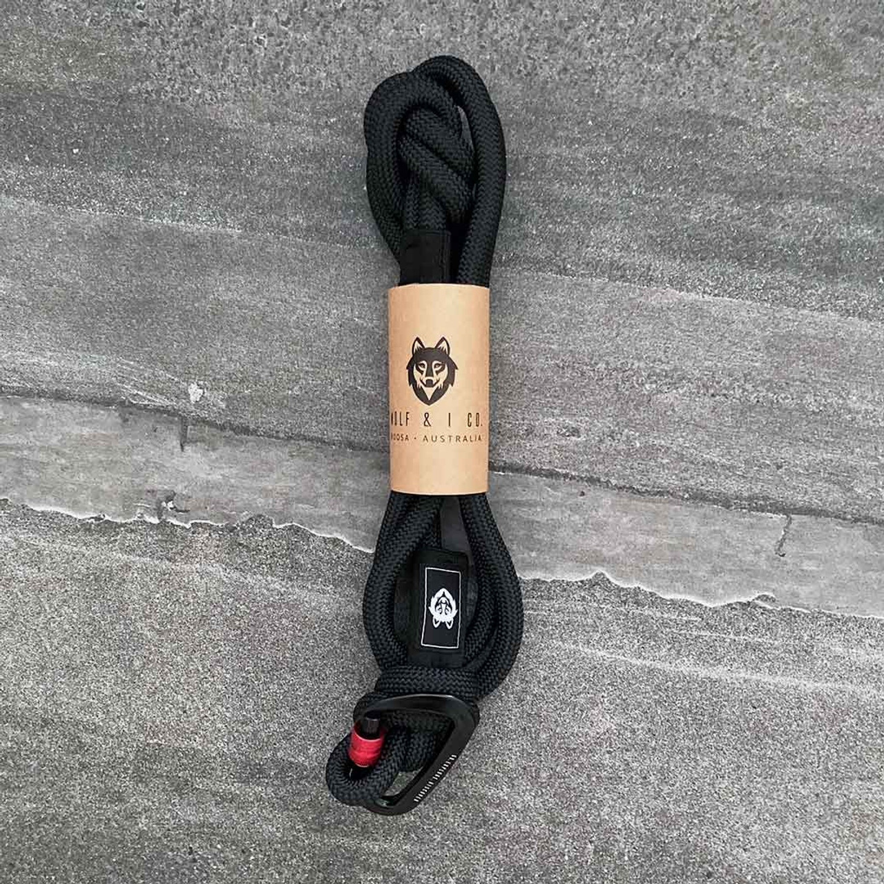 Black Rope Dog Leash | Free Shipping $100+ | Wolf & I Co.