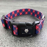 Wolf & I Co. Highlander Puppy Collar features stainless steel leash attachment, id tag attachment and secure buckle. Suitable for puppies and small to medium sized dogs.