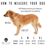 Please measure your puppy around the neck and chest prior to purchasing to ensure you order the correct size. 