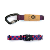 A match made in doggy training heaven! Shop the purple dog training leash and highlander tartan dog collar set online now and kickstart your dog training. 