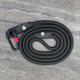 The ultimate black 6ft rope dog leash, the Ninja! The Ninja is 4ft rope dog leash that features black weave and a super cool black and red carabiner to match. This bad boy is expected to sell pretty quickly so get yours while stocks last!