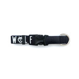Wolf & I Co. black collars for puppies are adjustable and feature stainless steel leash attachment and ID tag attachment. Shop puppy collars online now. Wolf & I Co. black collars for puppies are adjustable and feature stainless steel leash attachment and ID tag attachment. Shop puppy collars online now.