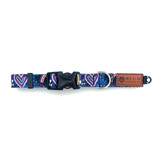 The Heart Throb XL Purple Dog Collar will ensure your dog stands out from the pack.