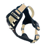 Wolf & I Co. Coyote No Pull Dog Harness features a neoprene padded handle for added control.