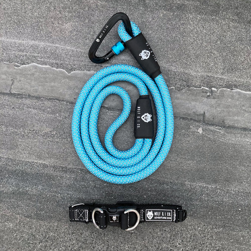 The Wolf & I Co. Arctic fox reflective dog leash with small black puppy collar, is a great first puppy set for your new puppy. Shop the range of puppy packs and sets online now.