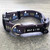 The Wolf & I Co. Cafe Series dog collars features a stainless steel leash attachment as well as an ID tag attachment.