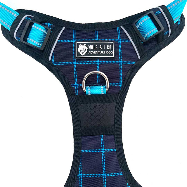 If your dog tends to pull, you'll need Wolf & I Co.'s Reflective No Pull Dog Harness. Its front leash attachment distributes the pulling force evenly across the torso instead of the neck, throat and windpipe area, to eliminate the risk of coughing or gagging. This design also includes a handle for added control.