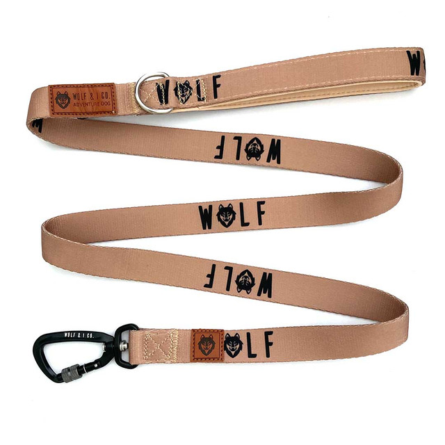 Stand out from the pack in the Dune Rate beige dog leash with carabiner, a cool dog lead for dogs of all sizes.
