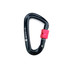 Mix up the look of your dogs leash with a black and red 12kn locking carabiner. 