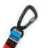 A locking swivel carabiner ensures your dog can't unattach themselves from the collar.