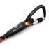 Firecracker 4ft rope dog leash features secure locking carabiner in black.