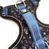 The Wolf & I Co. No Pull Dog Harness features reflective weave for night walking as well as two clips at the back.