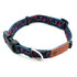 The Wolf & I Co. Palm Springs XL dog collar features a stainless steel leash attachment as well as an ID tag attachment.