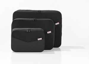 Travel Sentry Packing Cubes (Set of 3) - black - main