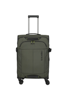 Travelite BRIIZE Medium Expandable Suitcase – Khaki - front