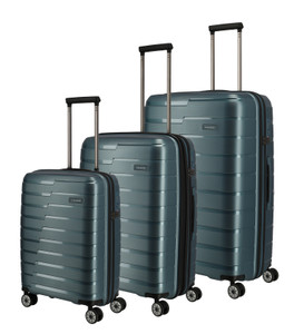 Travelite Air Base 3 Piece Luggage Set – Ice Blue - 3 piece set