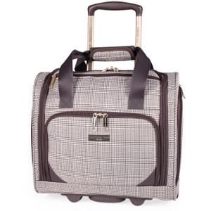 London Fog Camberley Brown Lightweight Soft Shell Under-Seat Case - front