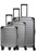 Travelite MILLENNIUM 3 Piece Luggage Set - Silver - 3 piece set