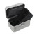 Travelite NEXT Aluminium Beauty Case – Silver - inside sections removable