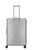 Travelite NEXT Large Aluminium Luggage – Silver - back