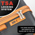 London Fog Eton Large Black Hard Shell Suitcase - 4 Spinner Wheels & TSA Lock (Black) - tsa lock