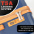 London Fog Eton Large Navy Hard Shell Suitcase - 4 Spinner Wheels & TSA Lock (Black) - tsa lock