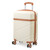 London Fog Eton Small Cream Hard Shell Suitcase - 8 Spinner Wheels and TSA Lock - main