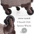 London Fog Camberley Large Trolley - Lightweight Soft Shell Suitcase (Brown) - wheels