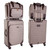London Fog Camberley Brown Lightweight Soft Shell Under-Seat Case - straps on case