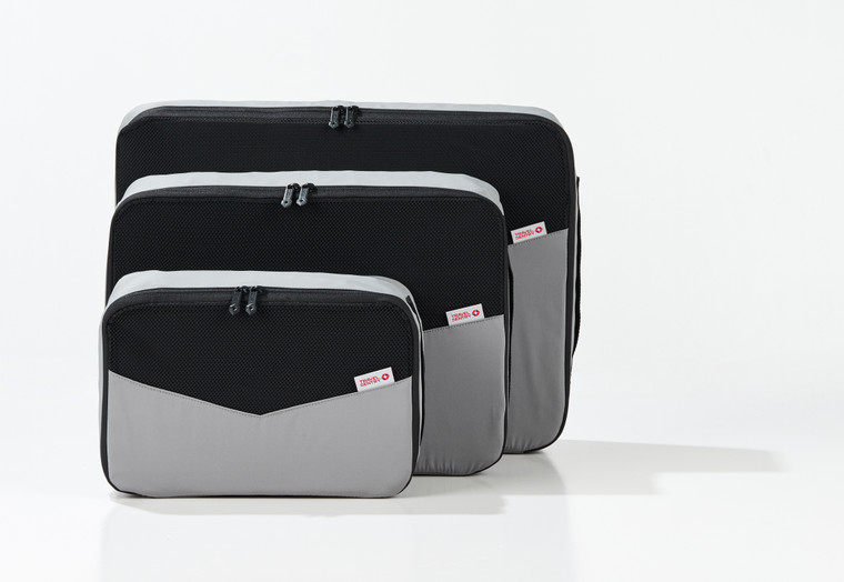 Travel Sentry Packing Cubes (Set of 3) - grey - main