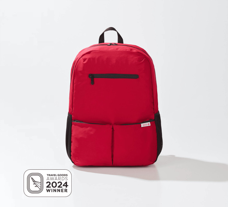 Travel Sentry Foldable Backpack - Red - Main