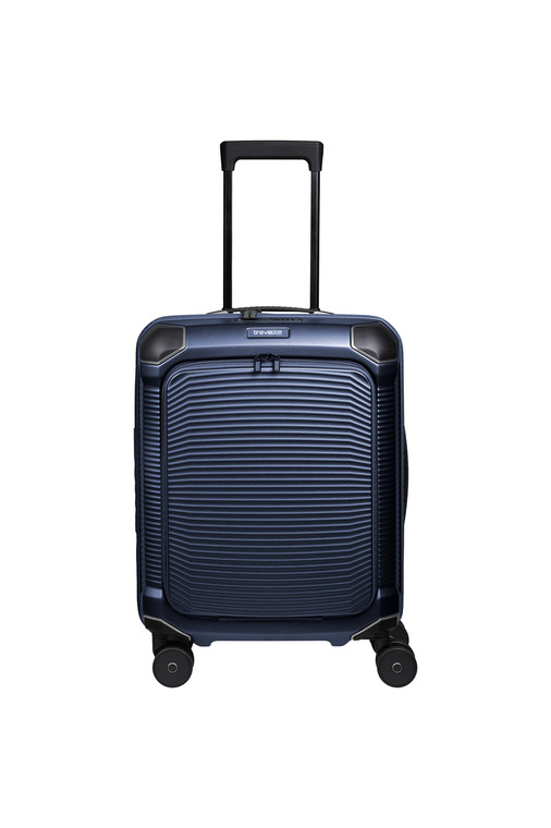 Travelite MILLENNIUM Cabin Trolley with Front Pocket – Navy - front