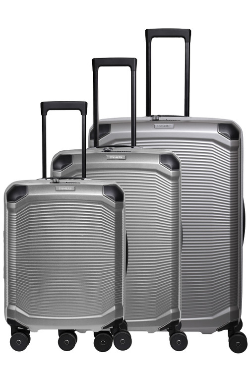 Travelite MILLENNIUM 3 Piece Luggage Set - Silver - 3 piece set