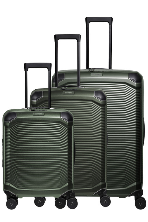 Travelite MILLENNIUM 3 Piece Luggage Set - Pine Green - 3 piece set