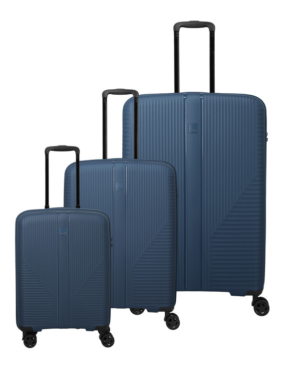 Travelite Air Stripe 3 Piece Luggage Set – Navy - 3 piece set