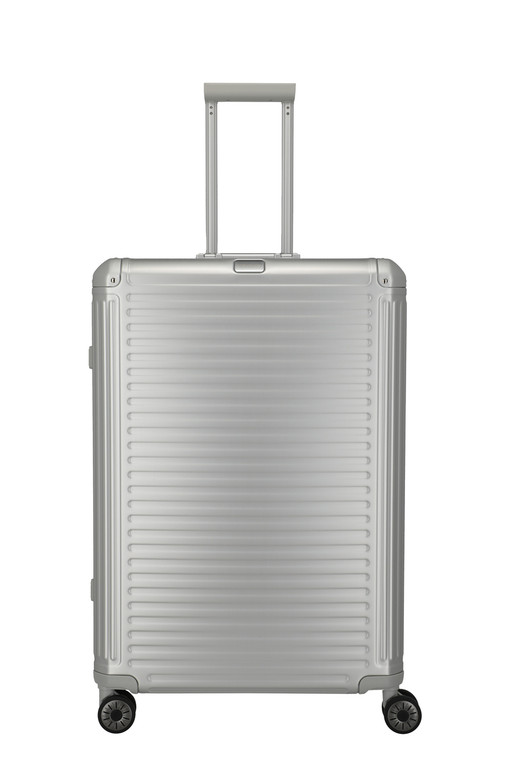 Travelite NEXT Large Aluminium Luggage – Silver - main