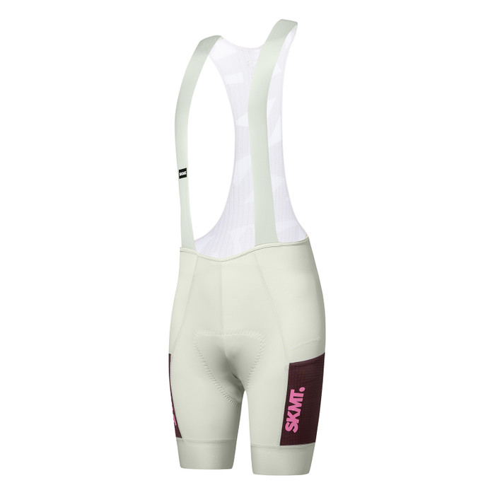 Women's Motion Cargo Bib Shorts - almond white