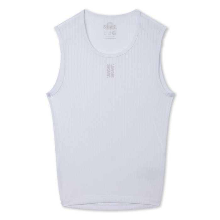 Men's Airflow Sleeveless Base Layer - white