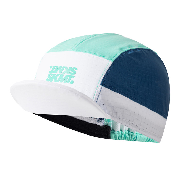 Flux Block Cycling Cap - white/green