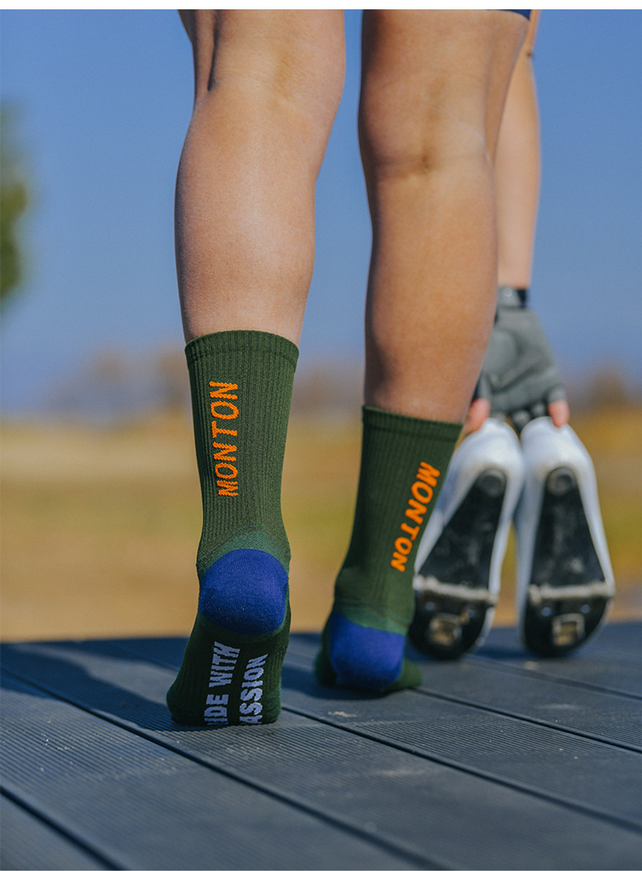 Traveler EVO Organic Cotton Blend Socks - green