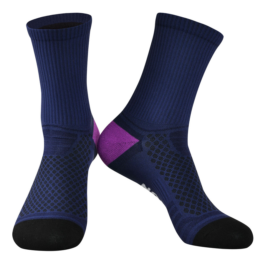 Traveler EVO Organic Cotton Blend Socks - blue