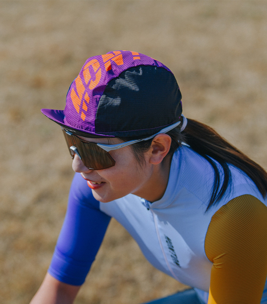 Traveler EVO Cycling Cap - black/purple/blue