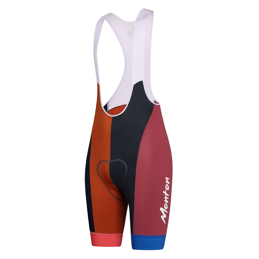 Men's Ribon Bib Shorts - multicolour