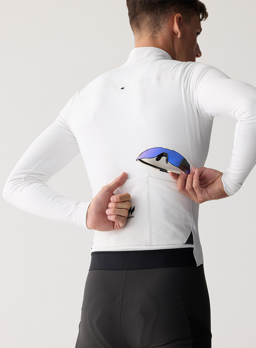 Men's Majin Thermal Long Sleeve Jersey - white