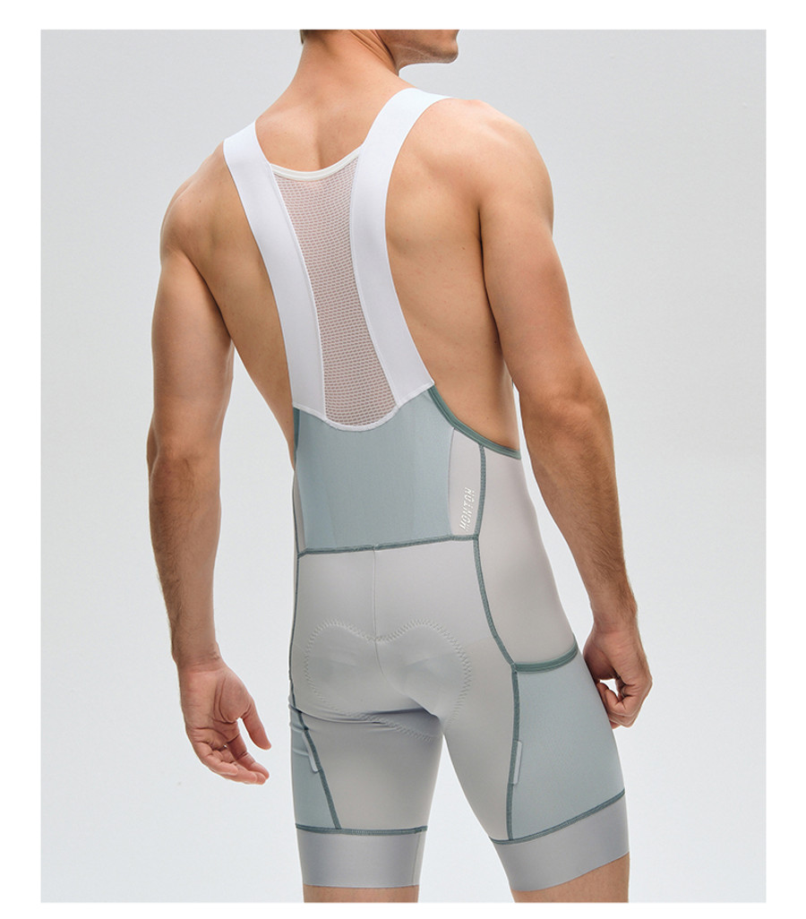 Men's Chase Bib Shorts - light grey